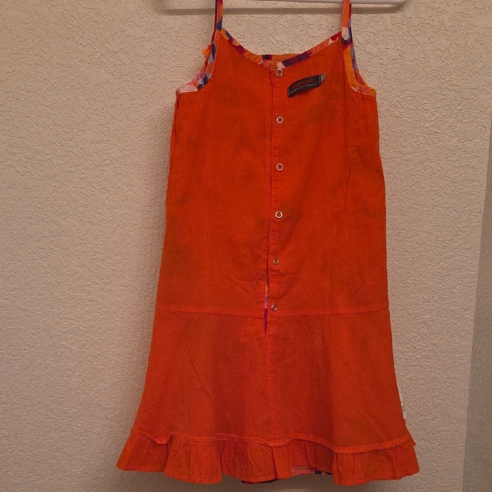 Catimini Bright Orange Dress - Picture 8 of 10